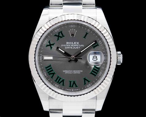 rolex green numerals